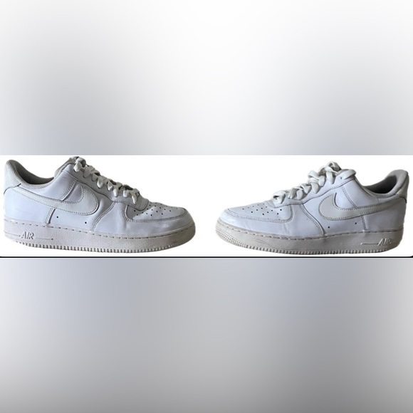 Nike Air Force 1 ‘07 Triple White Size 8 Mens Low 2022 CW2288-111 - Picture 6 of 10